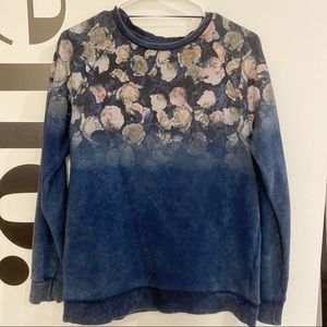 Pull & Bear Flower Sweatshirt